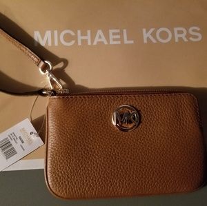 Michael Kors Khaki Wristlet